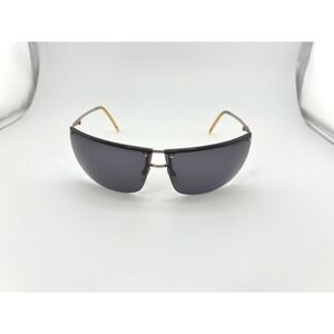 Vintage‎ Gucci Sunglasses GG 2652/S 000U6 Gold Tone Rimless Shield Women's